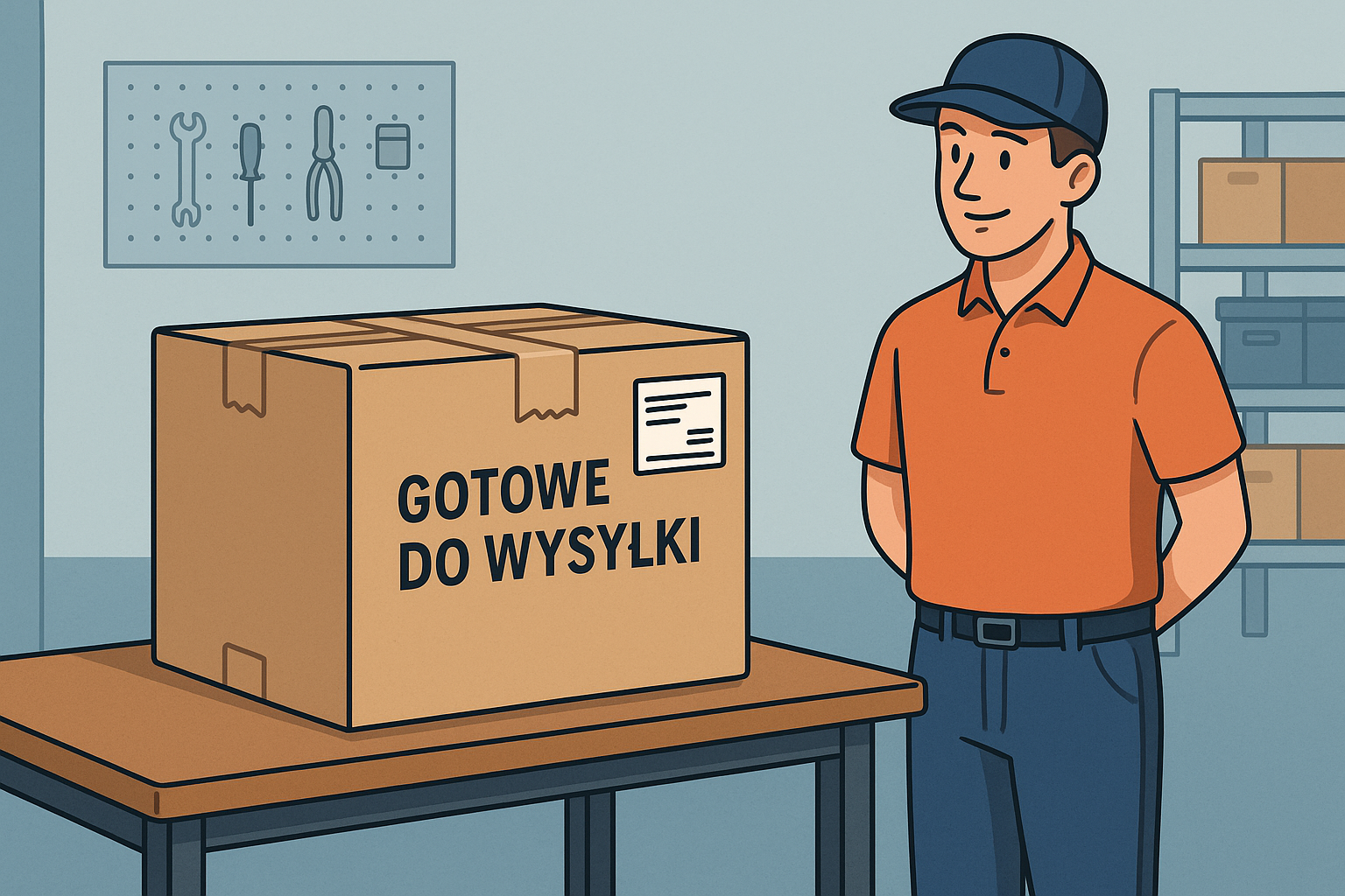 falownik gotowy do wysyłki